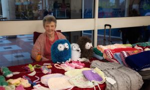 Off the hook, Pat - craft at Prescot Artisan Market