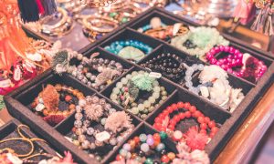 Jewellery trader at Stratford Market